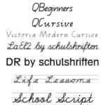 Worksheet ~ Fonts To Help Kids Write Qldive The Organised Within Name Tracing Font