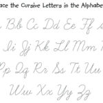 Worksheet ~ Free Printable Cursive Alphabet Worksheets For
