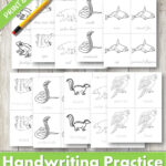 Worksheet ~ Handwriting Practice For Children Montessori