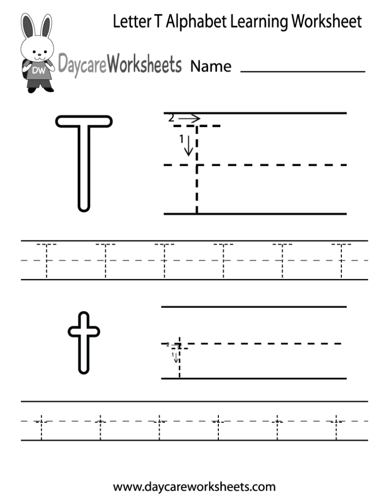 Worksheet ~ K Worksheets Forhool Free Printable Letter T Intended For Alphabet T Worksheets