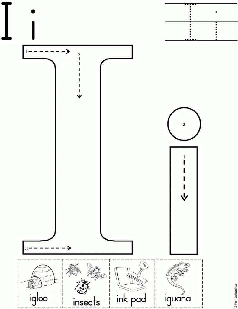 Worksheet ~ Letter I Worksheet Alphabet Preschool Worksheets Within Letter I Worksheets For Toddlers