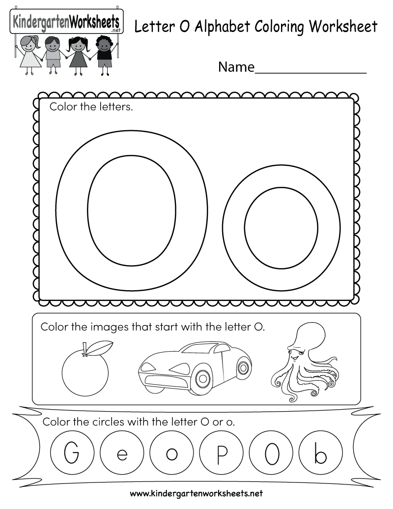 Worksheet ~ Letter O Coloringheet Free Kindergarten throughout Letter O Worksheets For Kindergarten Pdf