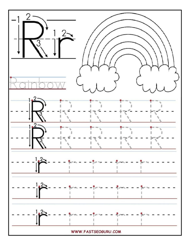 Worksheet ~ Letter Trace Worksheet Free Printable Worksheets Worksheet ~ Letter Trace Worksheet Free Printable Worksheets