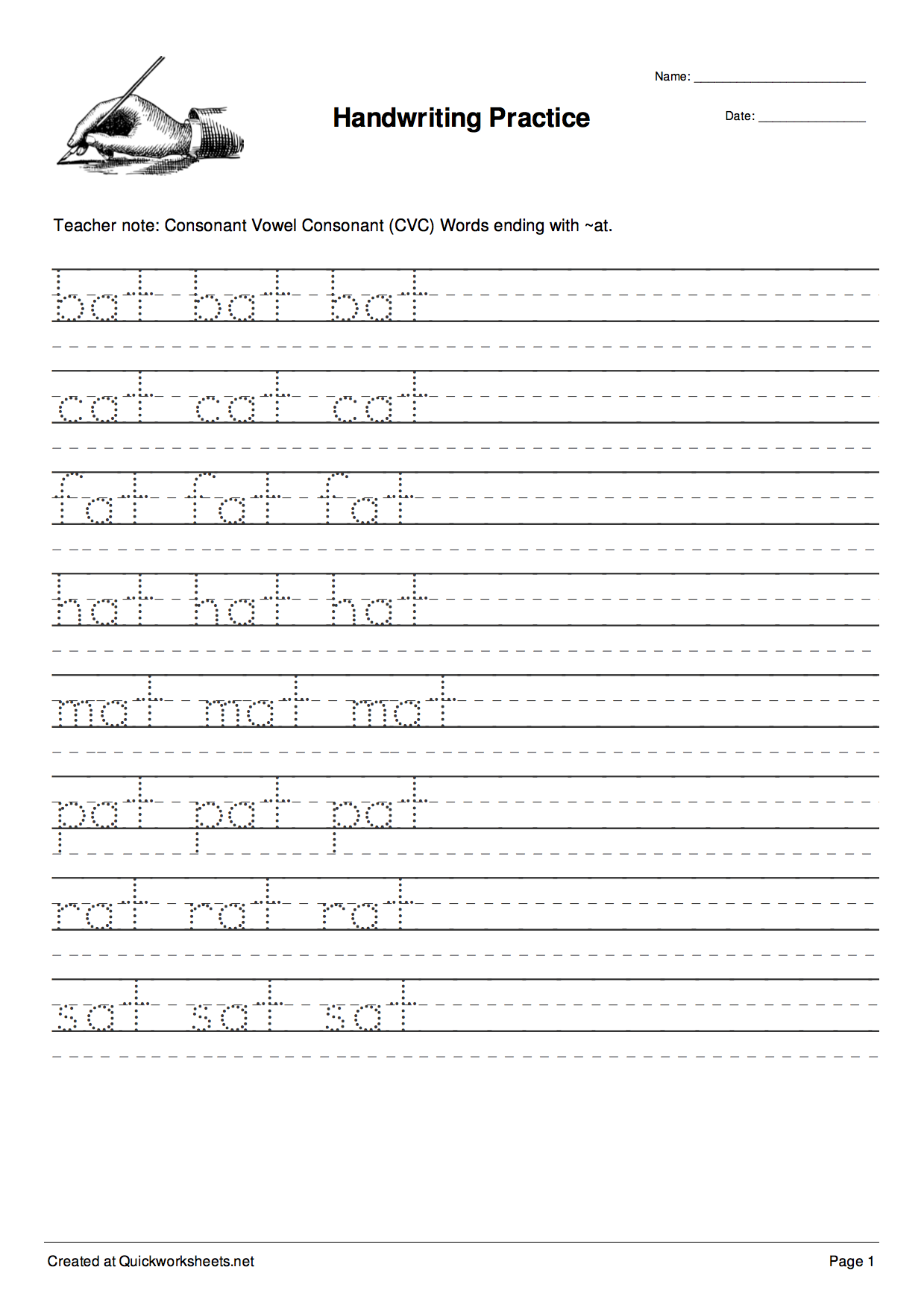Site Word Tracing Writing Worksheets Multiple Words Together
