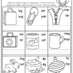 Worksheet ~ March Fun Filled Learning Phonics Kindergarten