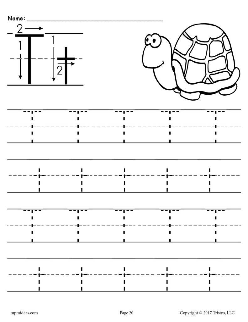 Worksheet ~ Name Tracing Worksheets Free Printable Letters with Letter T Tracing Sheet