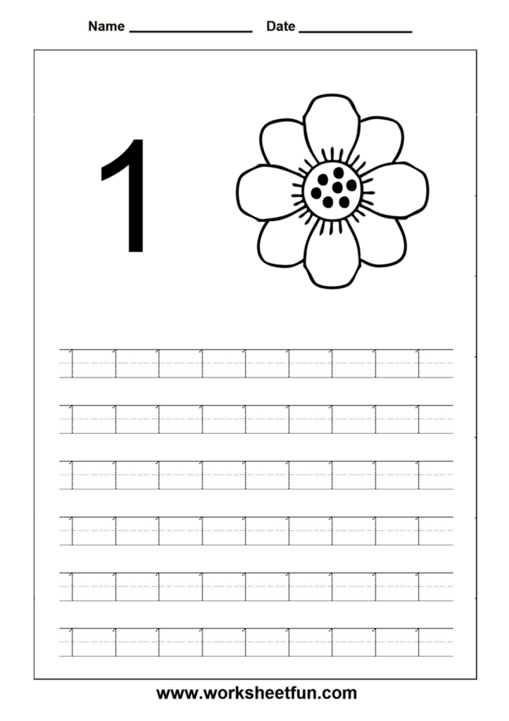 Worksheet ~ Number Tracing Worksheets For Kindergarten And Worksheet ~ Number Tracing Worksheets For Kindergarten And