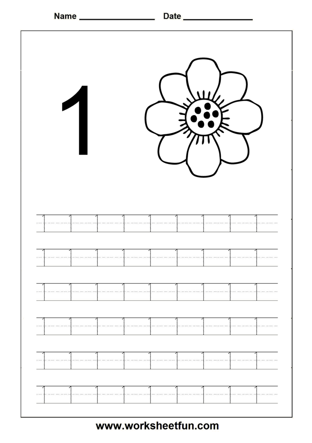 Worksheet ~ Number Tracing Worksheets For Kindergarten And