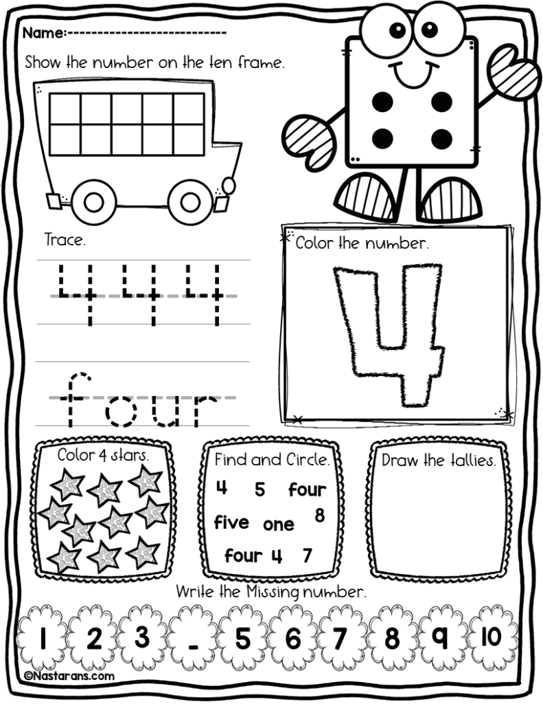 Worksheet ~ Numberksheets For Kindergartenksheet Numbers For Letter 10 Worksheets