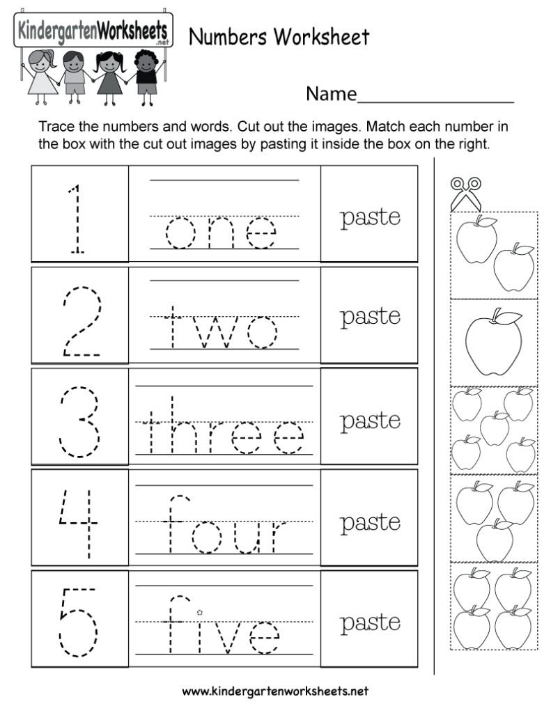 Worksheet ~ Numbers Worksheet Free Kindergarten Math For