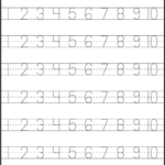 Worksheet ~ Numbertracingworksheetfun1 Arrowed Alphabet Intended For Alphabet Tracing Maker