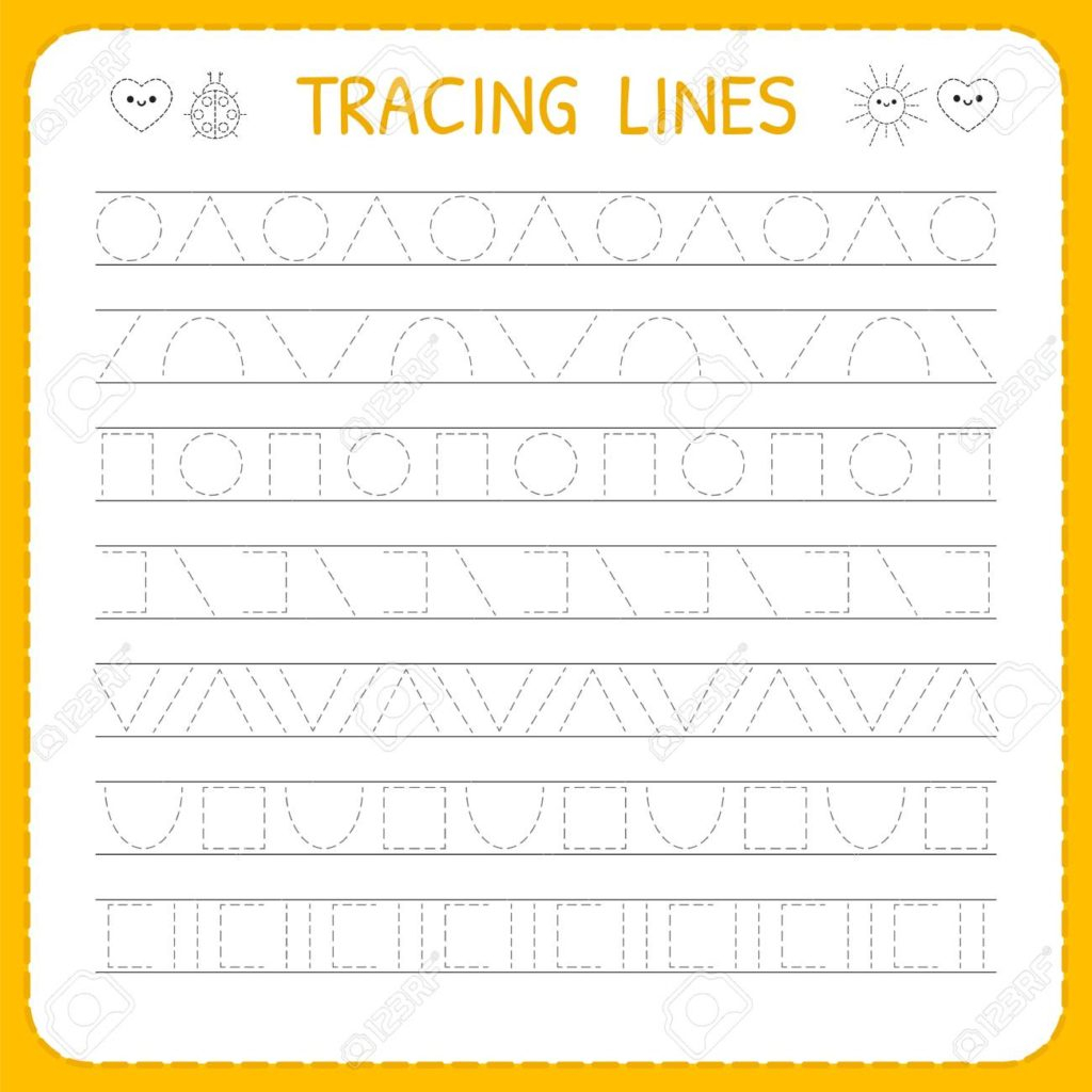 Free Printable Tracing Lines Worksheets