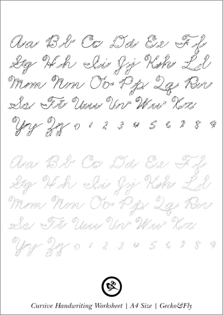 Worksheet ~ Printable Cursive Handwriting Worksheets For