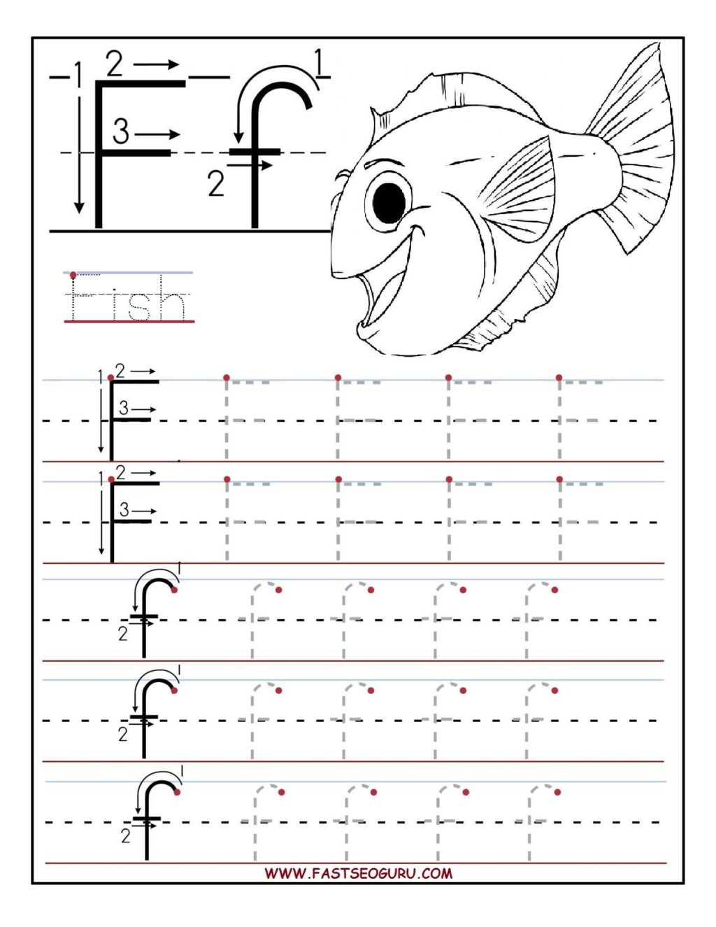 Worksheet ~ Printable Letter Tracing Worksheets For