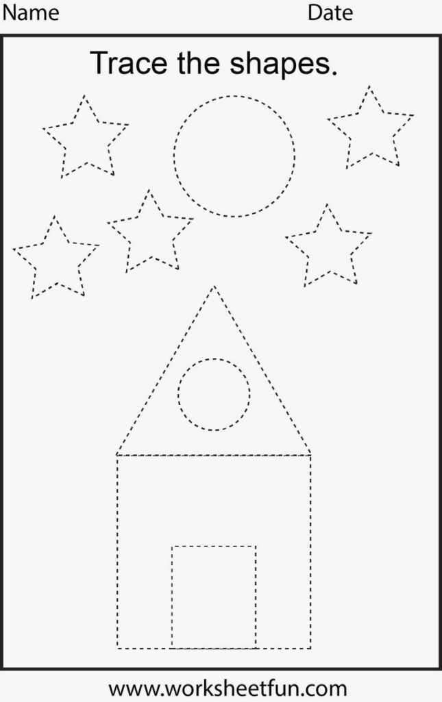 Worksheet ~ Shape Tracing Worksheets For Print Worksheet Worksheet ~ Shape Tracing Worksheets For Print Worksheet