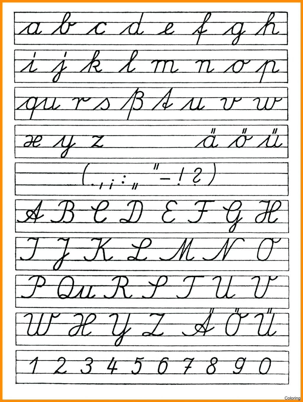 Cursive Alphabet Gallery | AlphabetWorksheetsFree.com