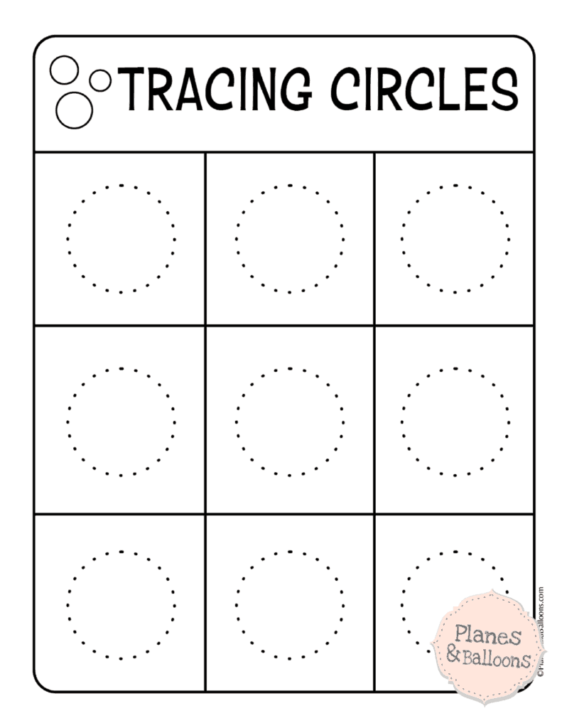 Worksheet ~ Tracing Circles Worksheets To Build Solid