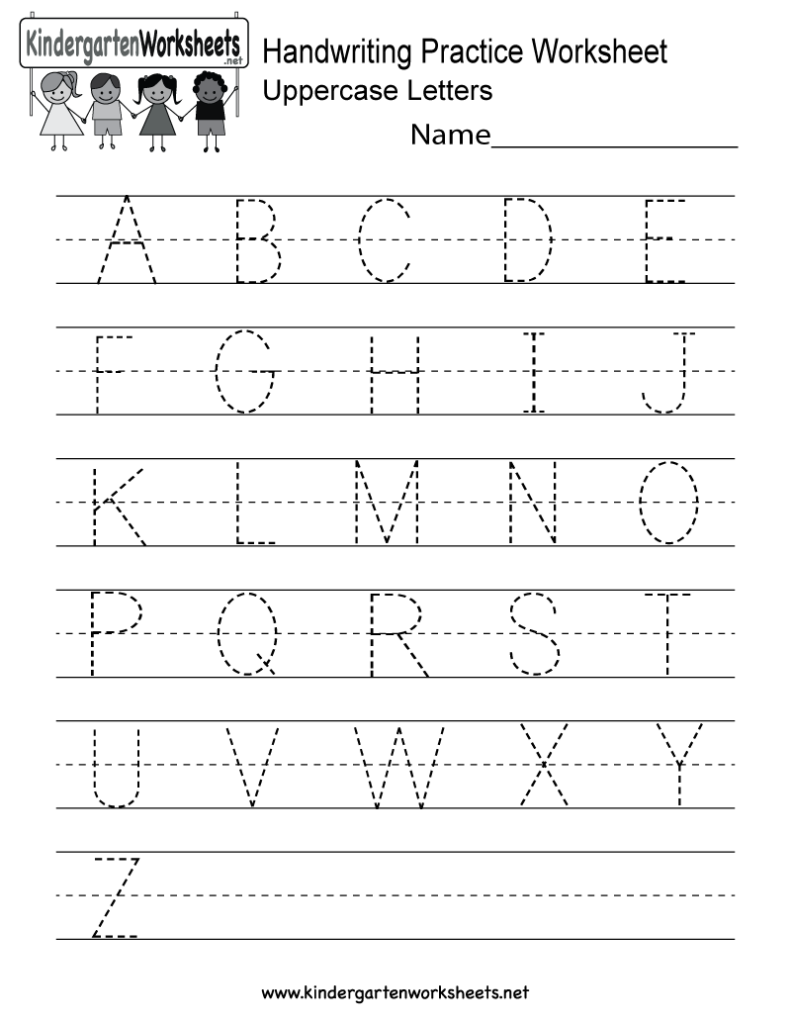 Worksheet ~ Tracing Practicer Preschoolers Handwriting