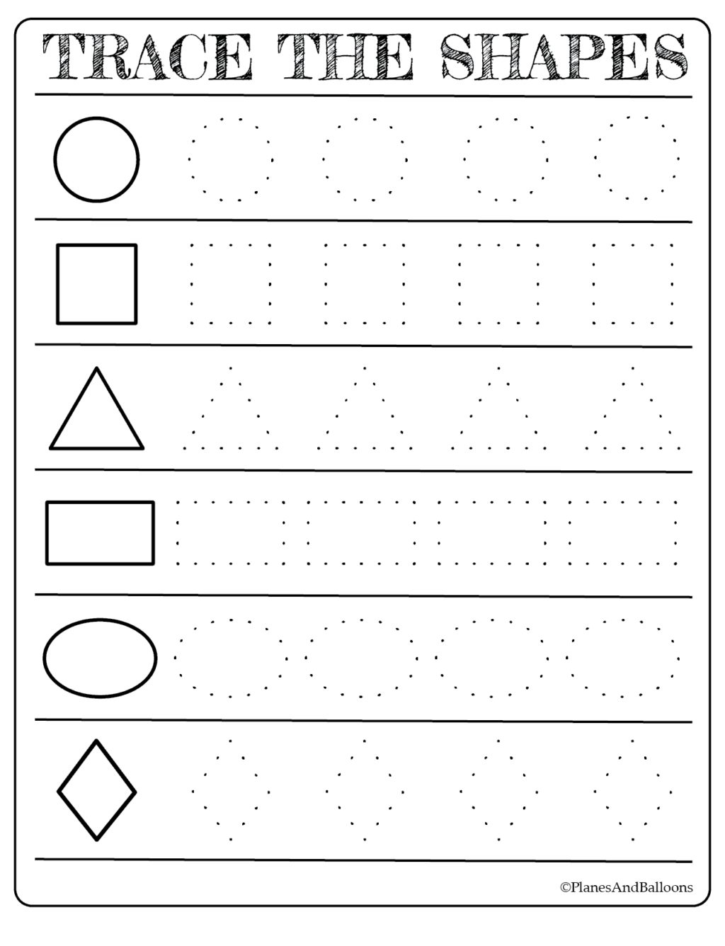 Shape Tracing Worksheets Pdf AlphabetWorksheetsFree