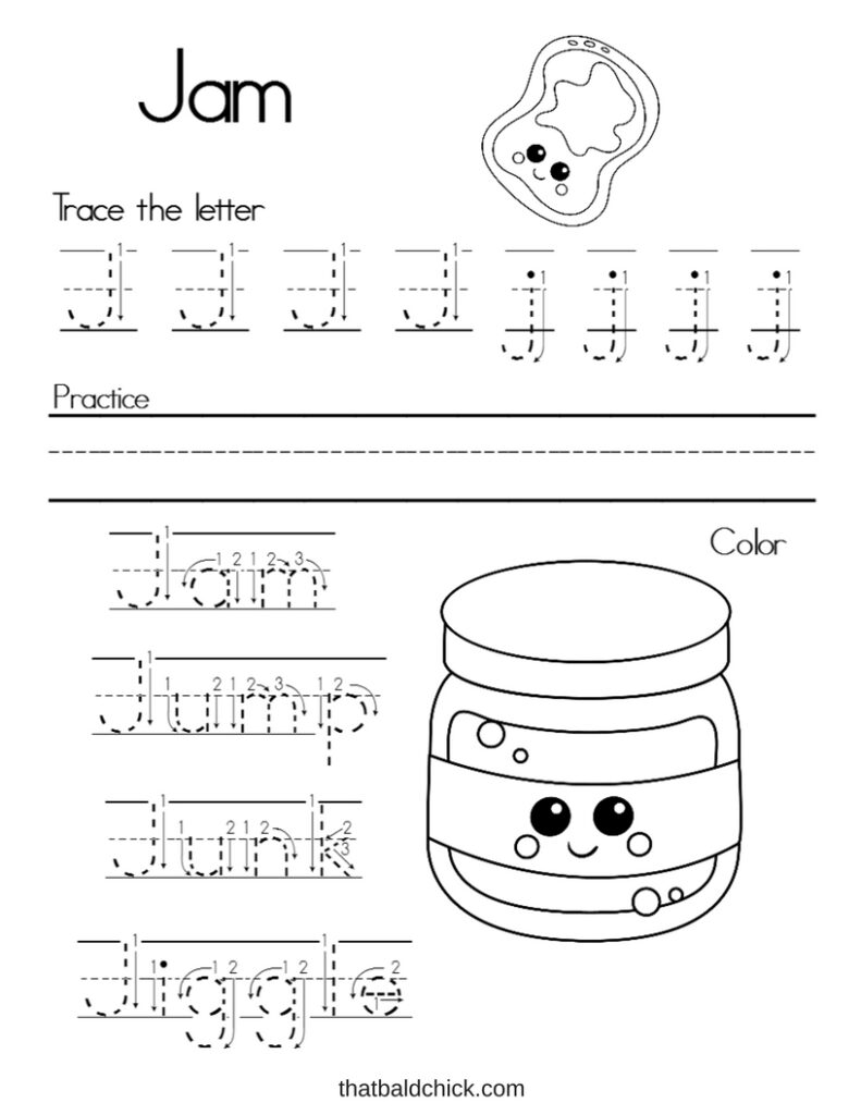 Worksheet ~ Worksheet Alphabet Writing Practice Letter J At Throughout Letter J Worksheets For First Grade