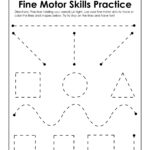 Worksheet ~ Worksheet Fine Motor Skills Practice Tracing