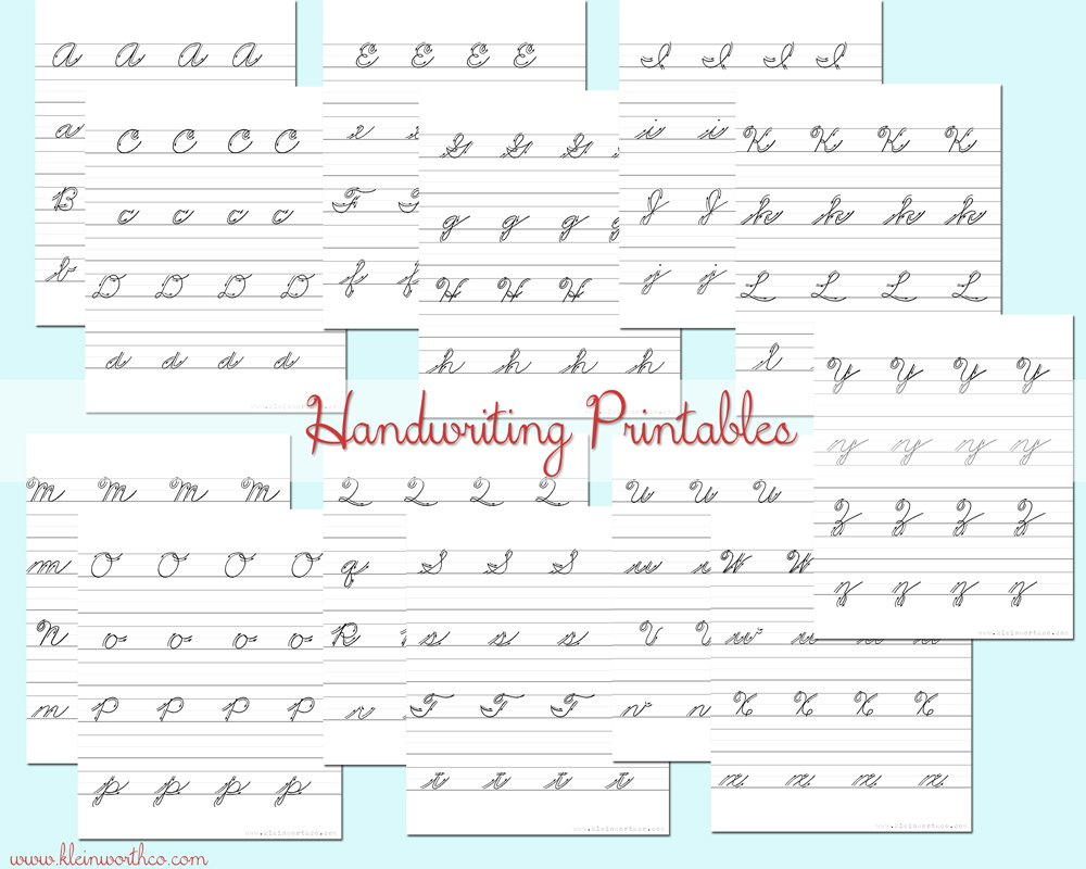 Worksheet ~ Worksheet Handwriting Collage Web Cursive