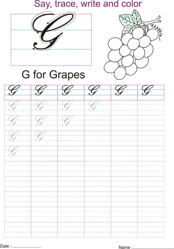 Worksheet ~ Worksheet Ideas Letter G Printable Free Worksheet ~ Worksheet Ideas Letter G Printable Free