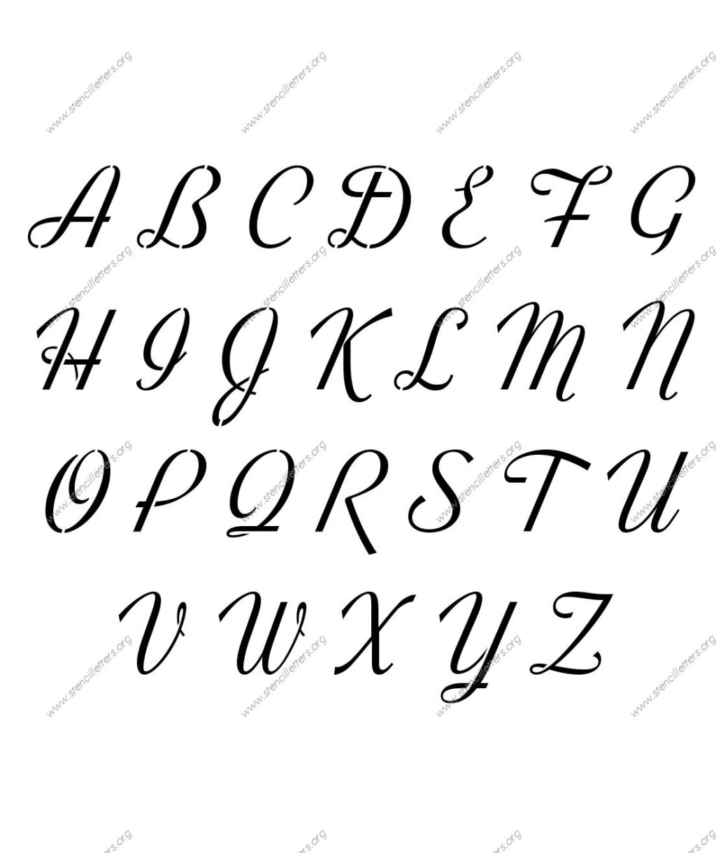 Cursive Alphabet Drawing | AlphabetWorksheetsFree.com