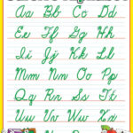 Worksheets : Cursive Alphabet Chart Classroom Decorations