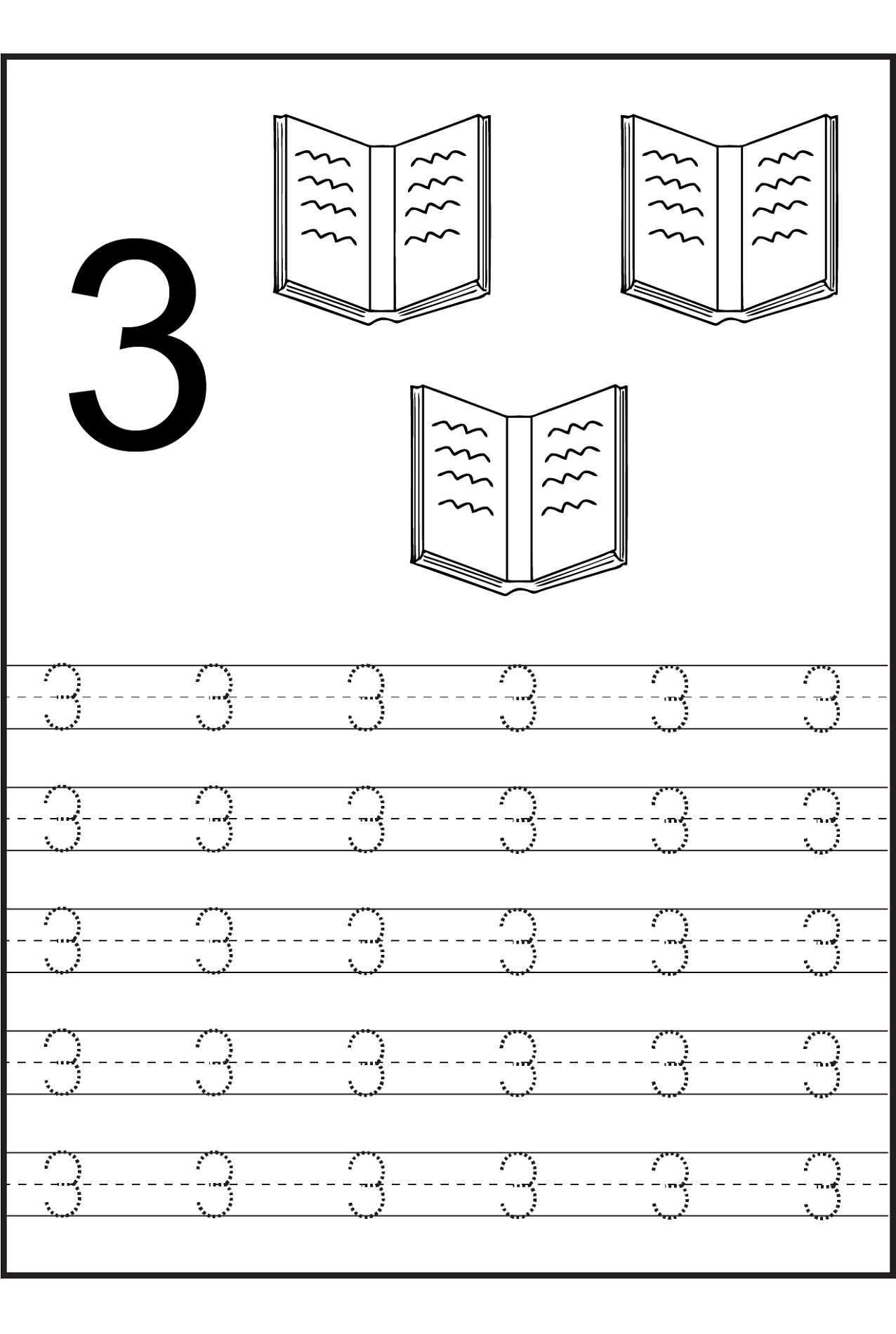 Worksheets For 2 Years Old | Numbers Preschool, Learning