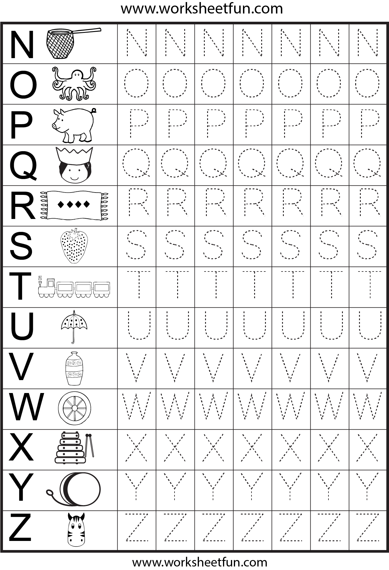 Worksheets For Kindergarten – Alphabet Tracing | Alphabet with regard to Alphabet Tracing Sheets For Kindergarten