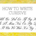 Worksheets : How Write Cursive Letters Science Trends