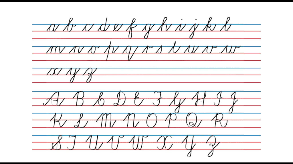 Worksheets : How Write Cursive Writing For Beginners