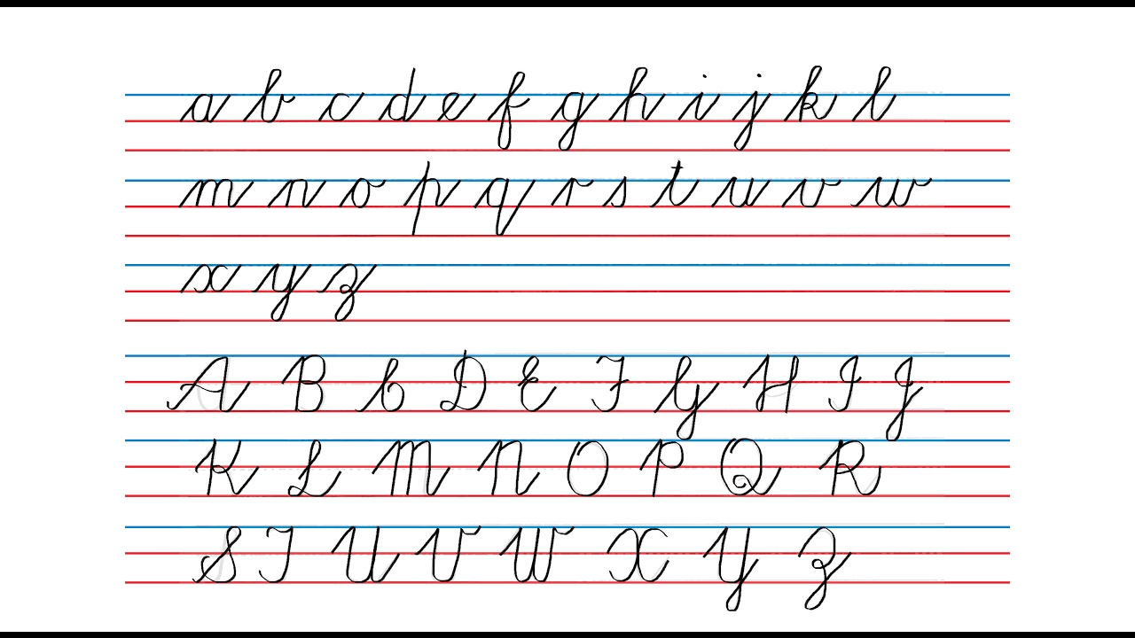 Worksheets : How Write Cursive Writing For Beginners