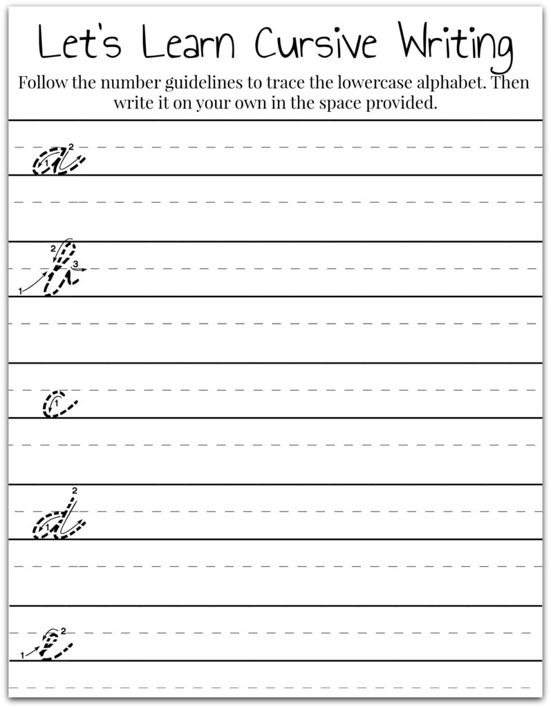 Worksheets : Learning Cursive Writing For Kids Extreme