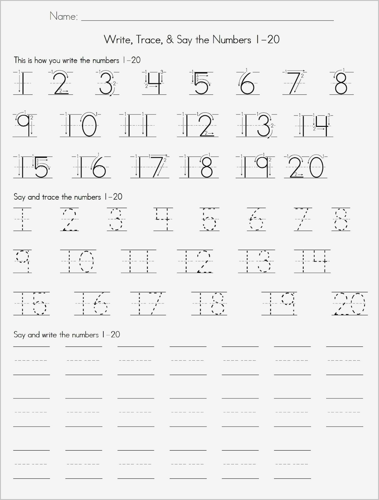 Worksheets : Number Tracing Worksheet Generator Printable