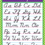 Worksheets : Resource Cursive Letters Chart Printable Bill