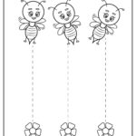 Worksheets : Set Of Fine Motor Tracing Activity Number And