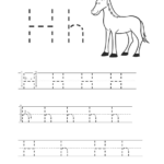 Worksheets To Print | Letter H Worksheets, Tracing Within Letter H Tracing Preschool