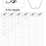 Worksheets : Why Capital Cursive Writing Had Been Popular