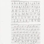Worksheets : Zaner Bloser Handwriting Paper Huruf Alphabet