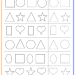 Worksheet,shapes,trace,color,pattern,free,printable,kids