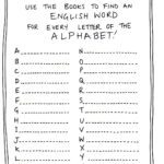 Workshop Resources: Alphabet Challenge For Alphabet Challenge Worksheets