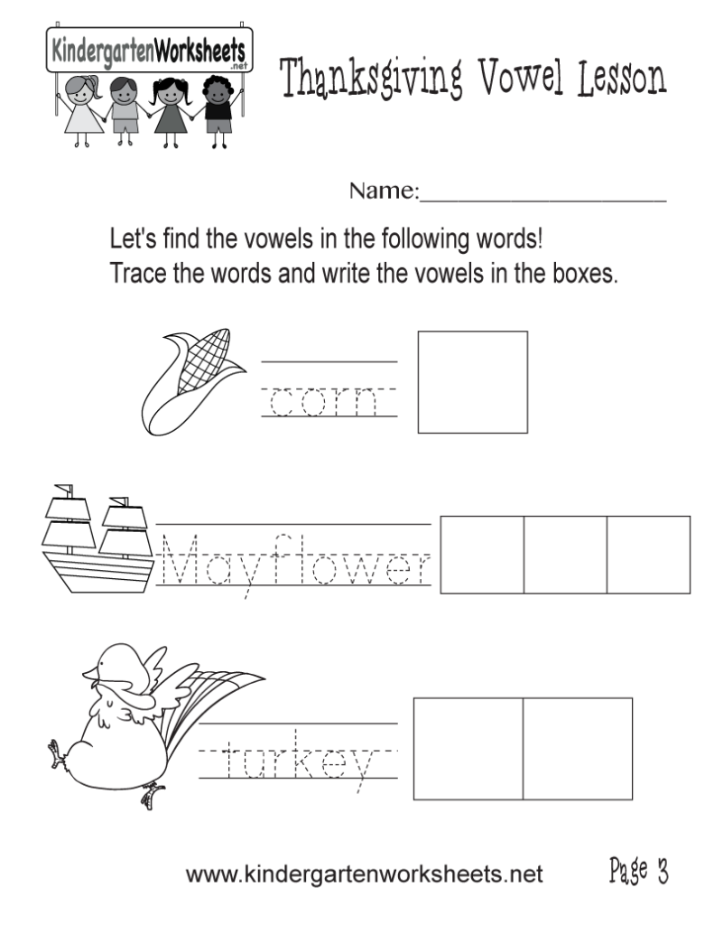 Write The Vowels Found In Thanksgiving Related Words Write The Vowels Found In Thanksgiving Related Words