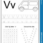 Writing Letter V. Worksheet. Writing A Z, Alphabet Throughout Letter V Worksheets Free