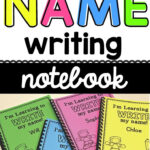 Writing Our Names In Preschool — Lovely Commotion Preschool In Julian Name Tracing