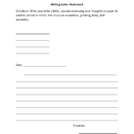 Writing Worksheets | Letter Writing Worksheets Throughout Letter Writing Worksheets For Grade 4
