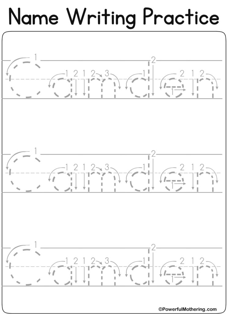 Www.createprintables Custom Name Get.php?text&#x3D Within Name Tracing Sheets For Kindergarten