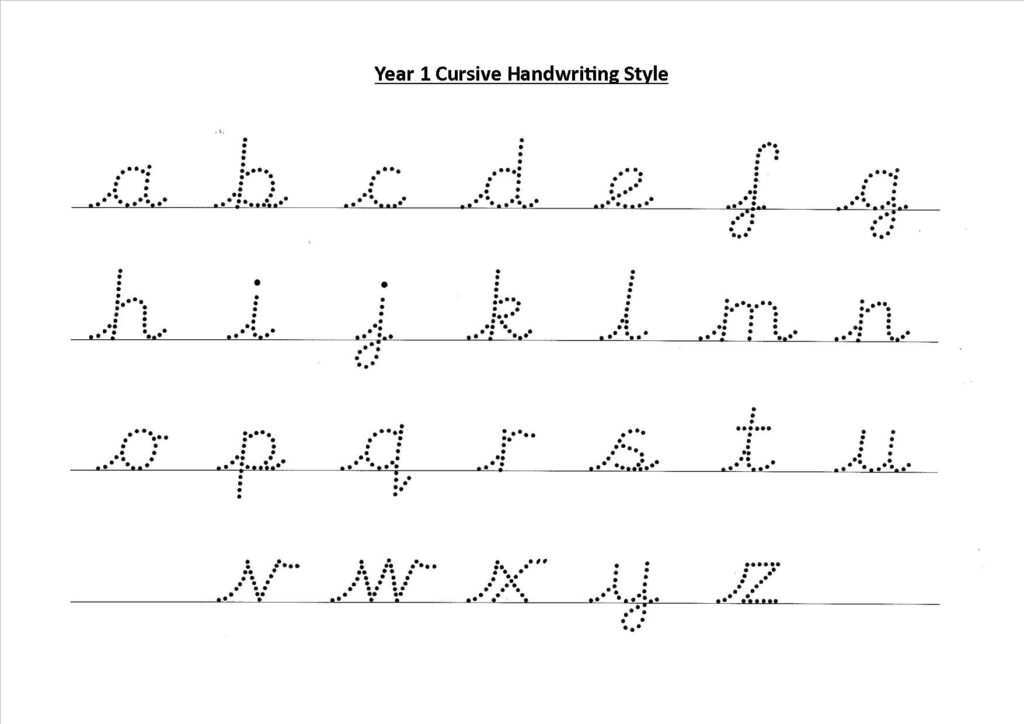 Year 1 Handwriting | Brown Clee Ce Primary School