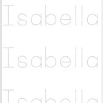 10 Best Isabella Kindergarten Images | Kids Learning Pertaining To Tracing Name Isabella